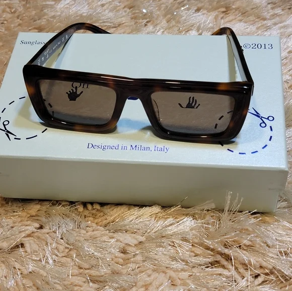Off-White | Accessories | Offwhite Leopard Print Sunglasses